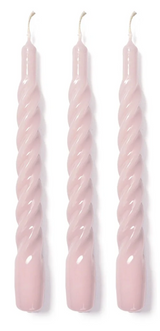 Twisted Gloss Candles (set of 3)
