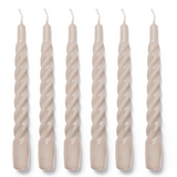 Twisted Gloss Candles set of 3