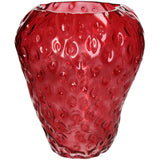 Strawberry Glass Vase
