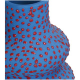 Spotted Blue Vase