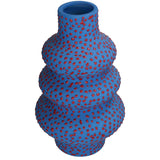 Spotted Blue Vase