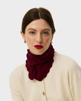 Maddy Cashmere Bandana Bordeaux