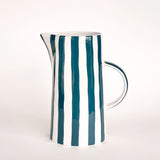 Striped Ceramic Jug