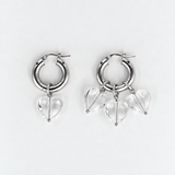 More Amore Grande Hoops Silver
