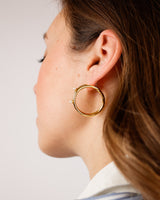 Philippa Medio Hoops Gold