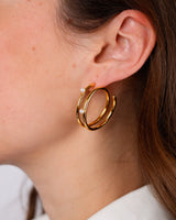 Philippa Medio Hoops Gold