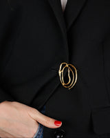 Trastevere Brooch Gold
