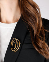 Trastevere Brooch Gold