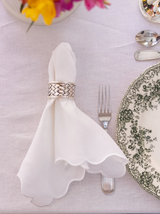 Iris Napkins Bianco (set of 4)