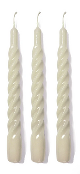 Twisted Gloss Candles (set of 3)
