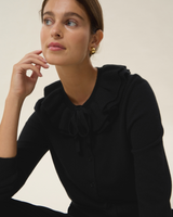 Roxane Cashmere Collar Black