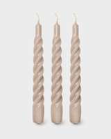 Twisted Gloss Candles (set of 3)