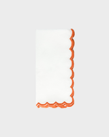 Wavy Hem Napkins Terracotta (set of 4)