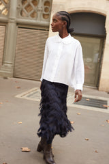 Ivory Clara Veil Shirt