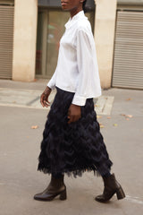 Ivory Clara Veil Shirt