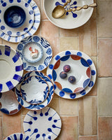 Linora Plates Blue 28cm (set of 3)