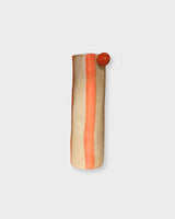 Striped Orange Vase Small