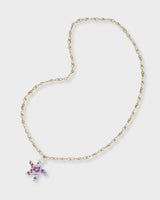 Magali Holiday Long Chain Necklace Gold