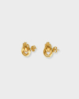 Circolo Grande Studs Gold