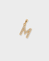 Letter Necklace - Natural Diamond, 14K Solid Gold (MADE TO ORDER)