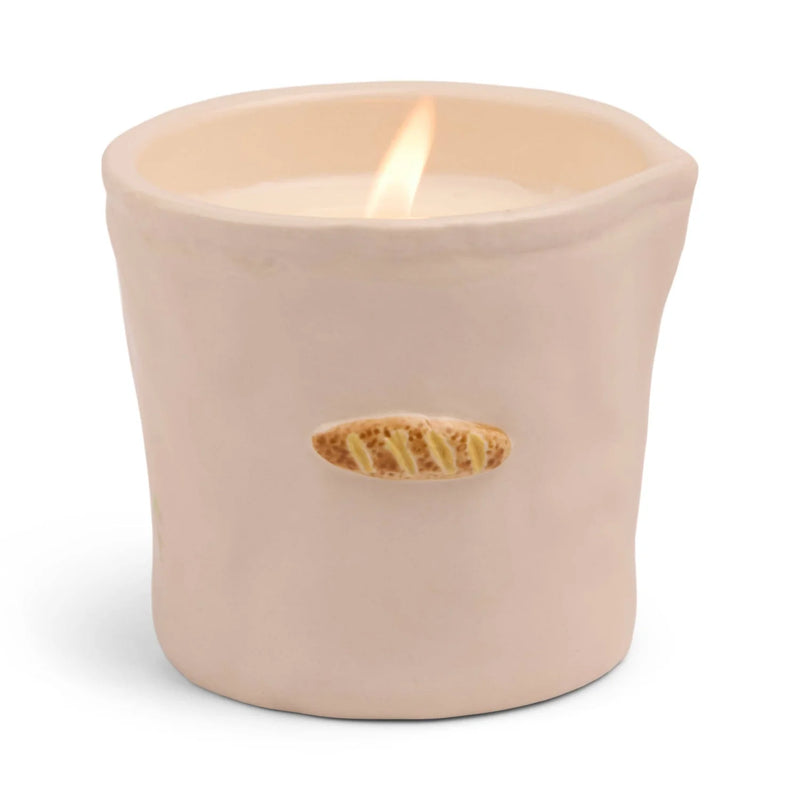 Market Candle & Saucer