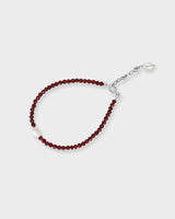 Tiny One Pearl Wonder Bracelet Silver