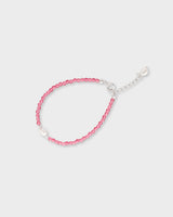 Tiny One Pearl Wonder Bracelet Silver