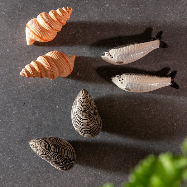 Mussel Salt & Pepper Shakers