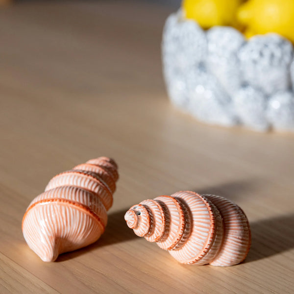 Shell Salt and Pepper Shakers