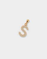 Letter Necklace - Natural Diamond, 14K Solid Gold (MADE TO ORDER)