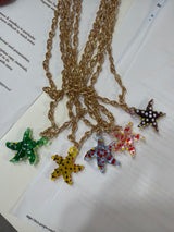 Magali Starfish Long Chain Necklace