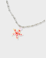 Magali Holiday Long Chain Necklace Silver