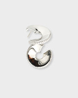 Lola Glitter Studs Silver
