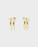 Philippa Medio Hoops Gold