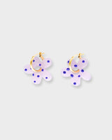 Flora Dotted Hoops Gold