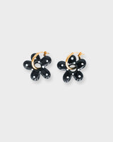 Flora Dotted Hoops Gold