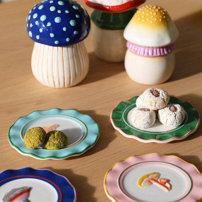 Mushroom Plates (set of 4)