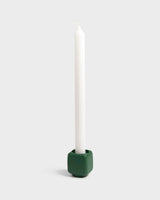 Building Block Candle Holder - Dark Green