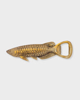 Aged Brass Fish Bottle Opener