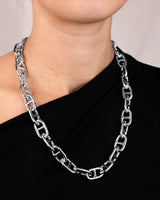 Capri Grande Necklace Silver