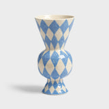 Vase Rhombic Blue