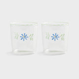 Flora Glasses Set of 2