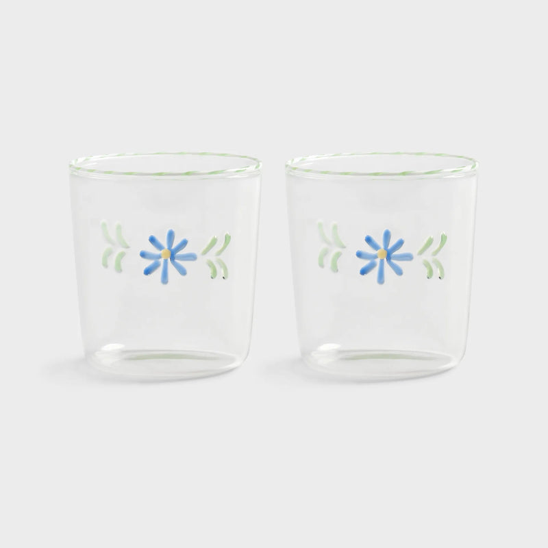 Flora Glasses Set of 2