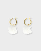 Lotus Cloud Piccolo Hoops Gold