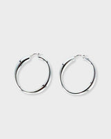 Lara Hoops Grande Silver