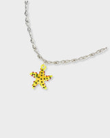 Magali Holiday Long Chain Necklace Silver