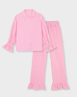Light Pink Checkered Set