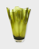 Ruffle Glass Vase