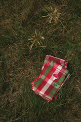 Mushroom Kitchen Towels Red, Set of 2