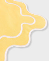 Wavy Placemats Yellow/White